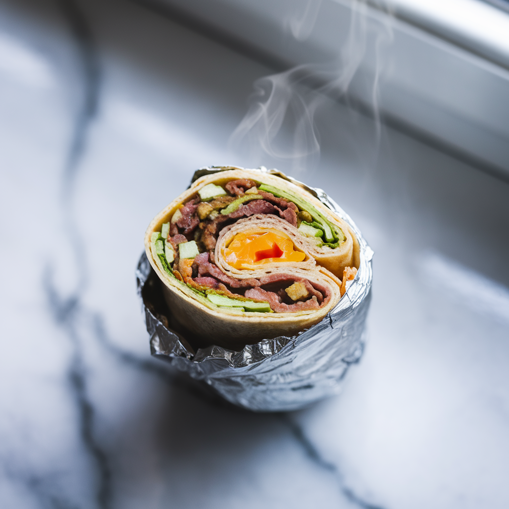 Freezer Breakfast Burritos