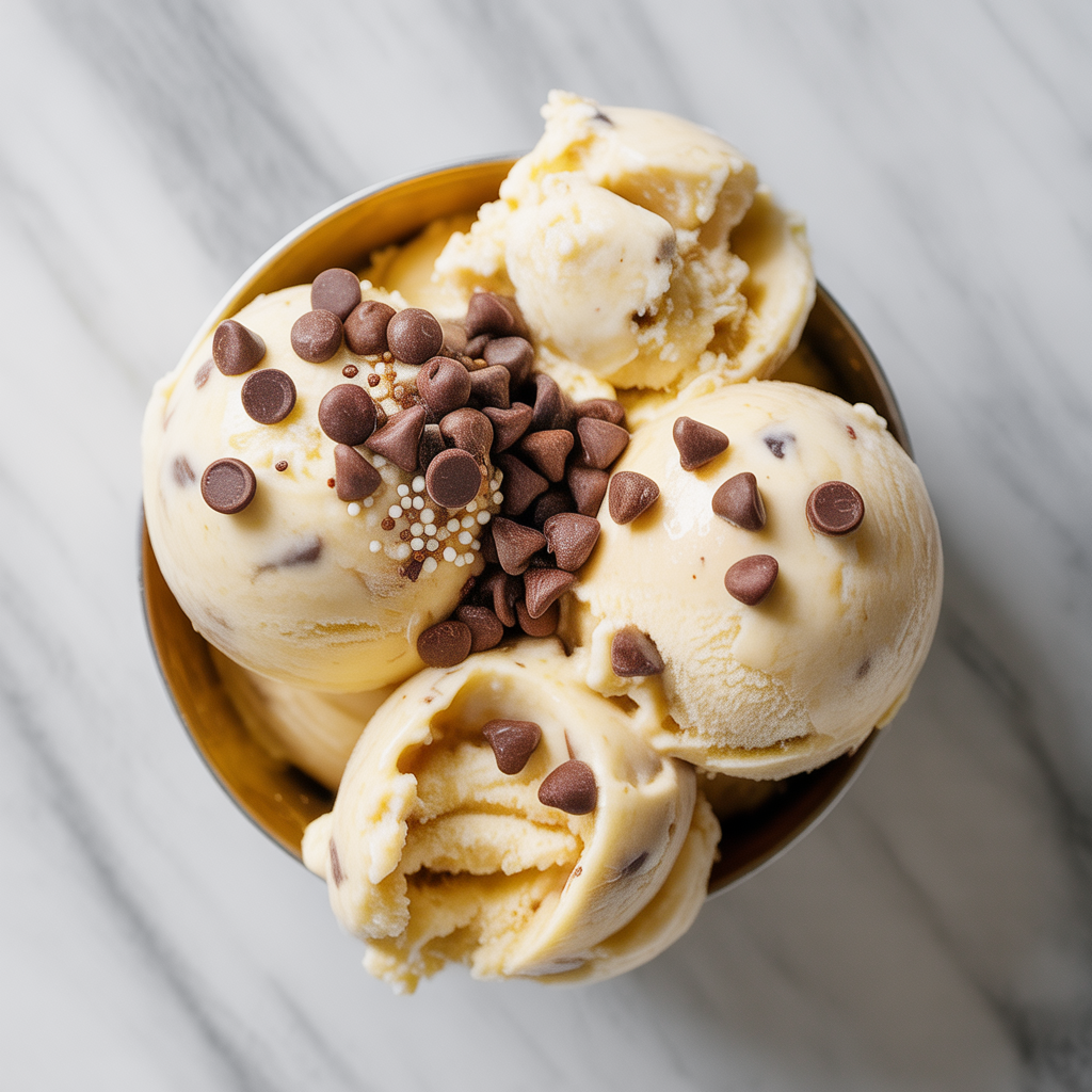 Cottage Cheese Banana Ice Cream