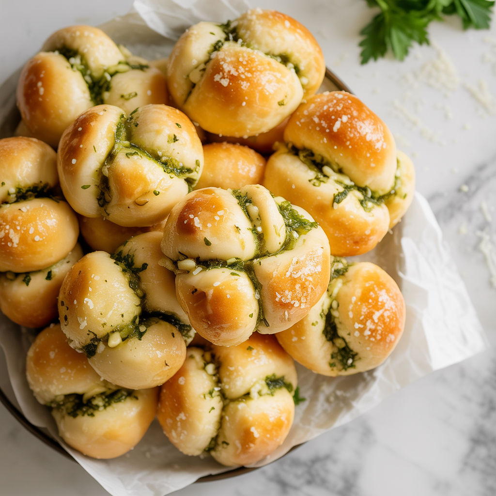 Cottage Cheese Garlic Knots