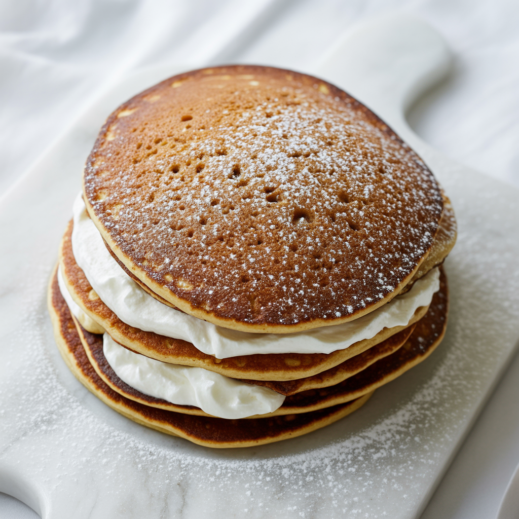 Cottage Cheese Gingerbread Pancakes