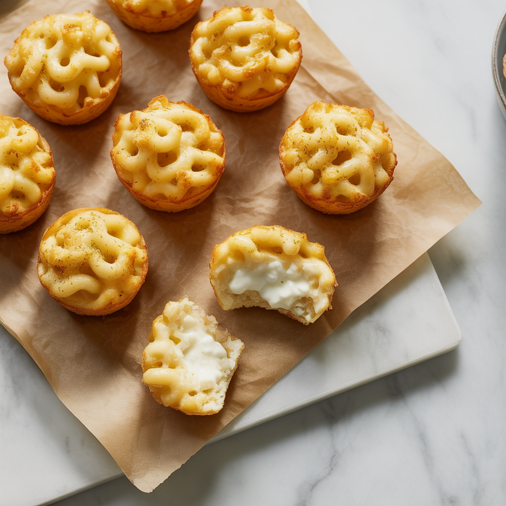 Cottage Cheese Mac and Cheese Bites