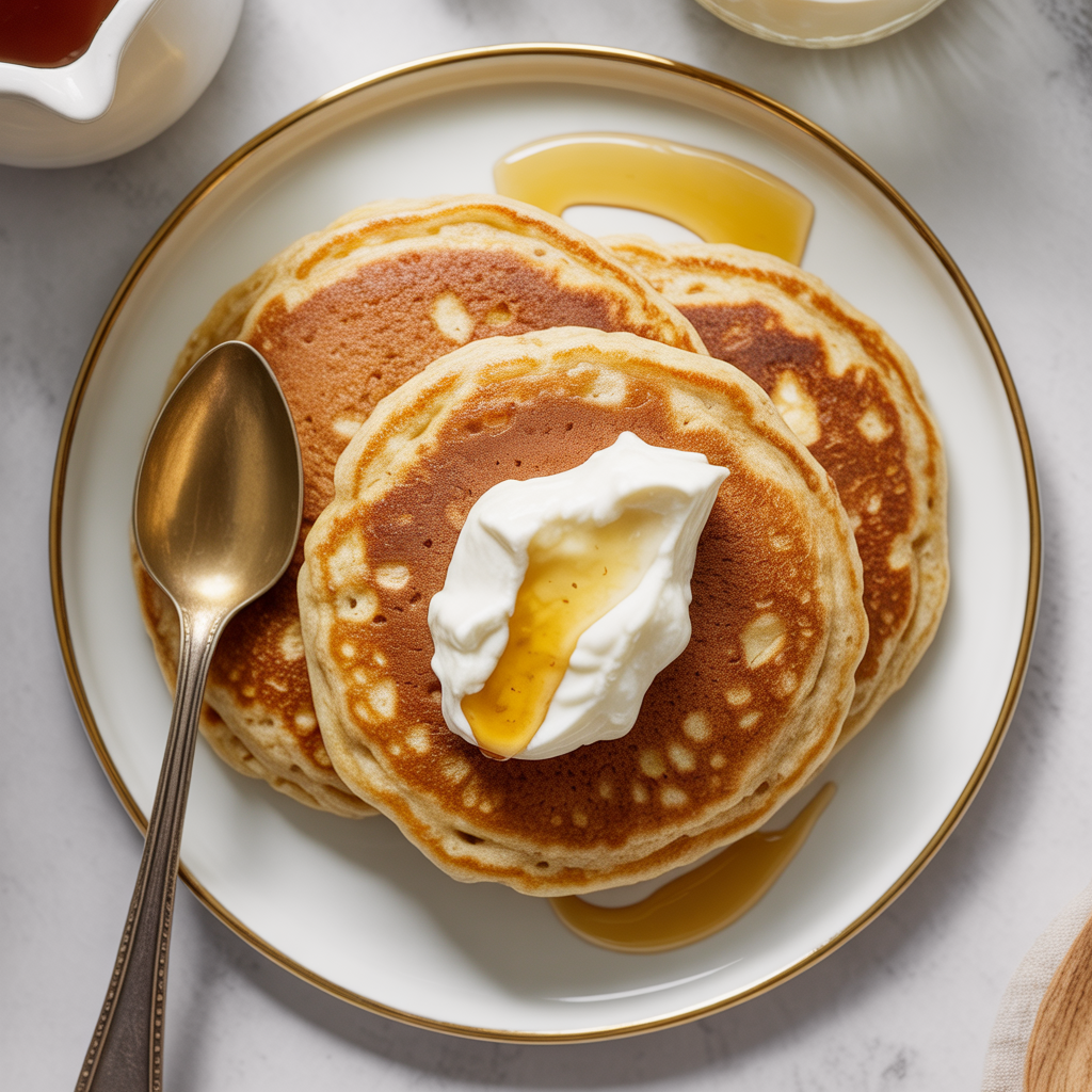 Oatmeal Cottage Cheese Pancakes