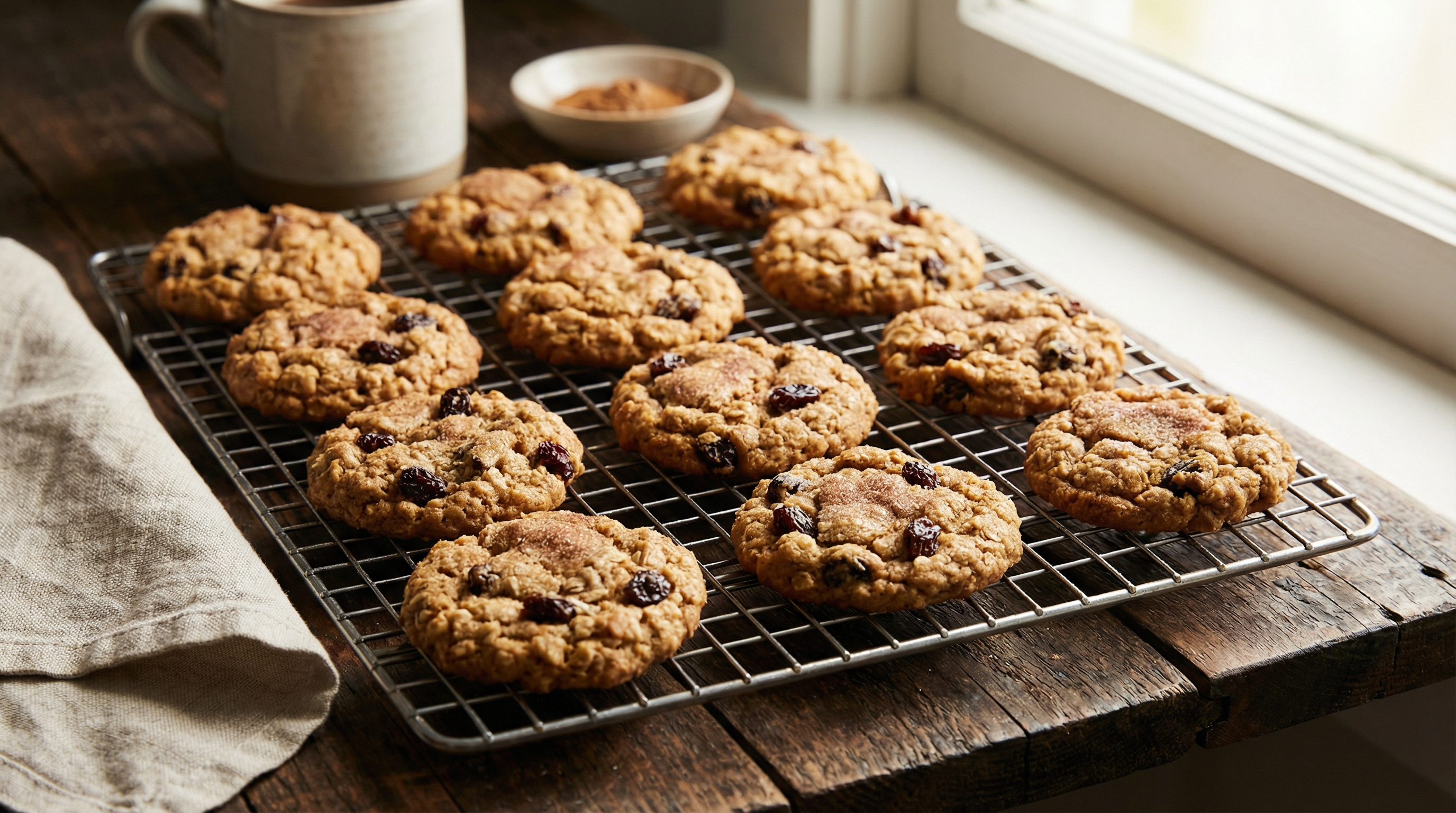 Oatmeal Raisin Protein Cookies